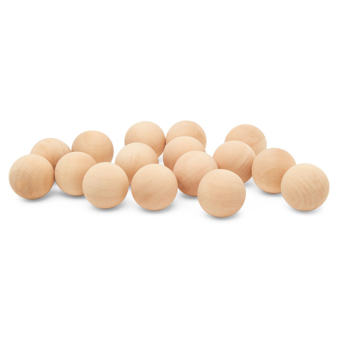 Wooden Balls, Assorted Unfinished, Round, Birch Hardwood Craft Balls | Woodpeckers